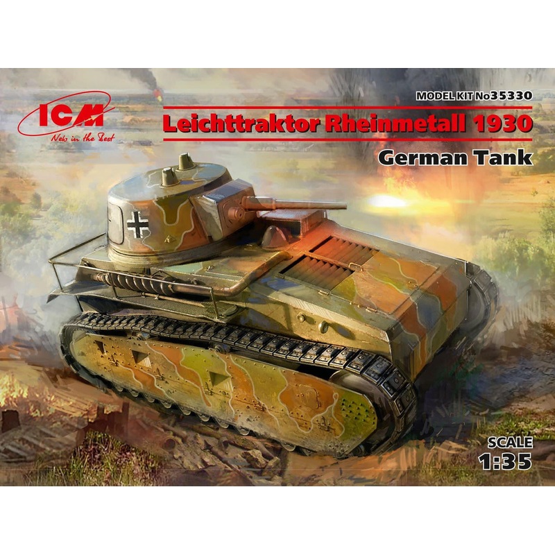 ICM 1/35 Leichttraktor Rheinmetatall 1930 German Tank kit 35330