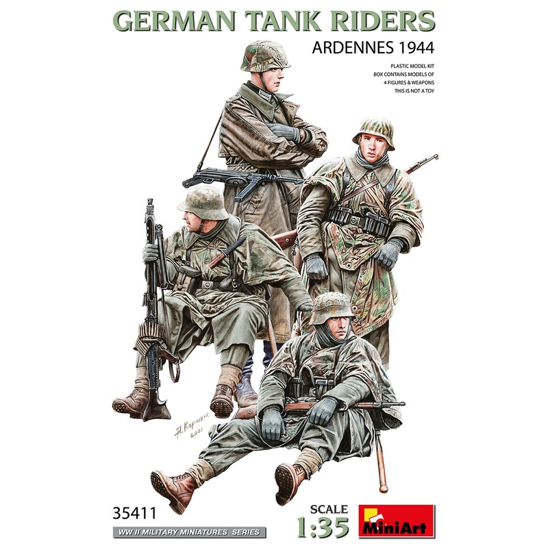 MiniArt 1/35 GERMAN TANK RIDERS ARDENNES 1944 35411