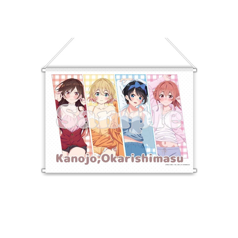 Rent-A-Girlfriend Season 3 Matsumoto Shoji Original Illustration B2 Tapestry Room Wear Ver.