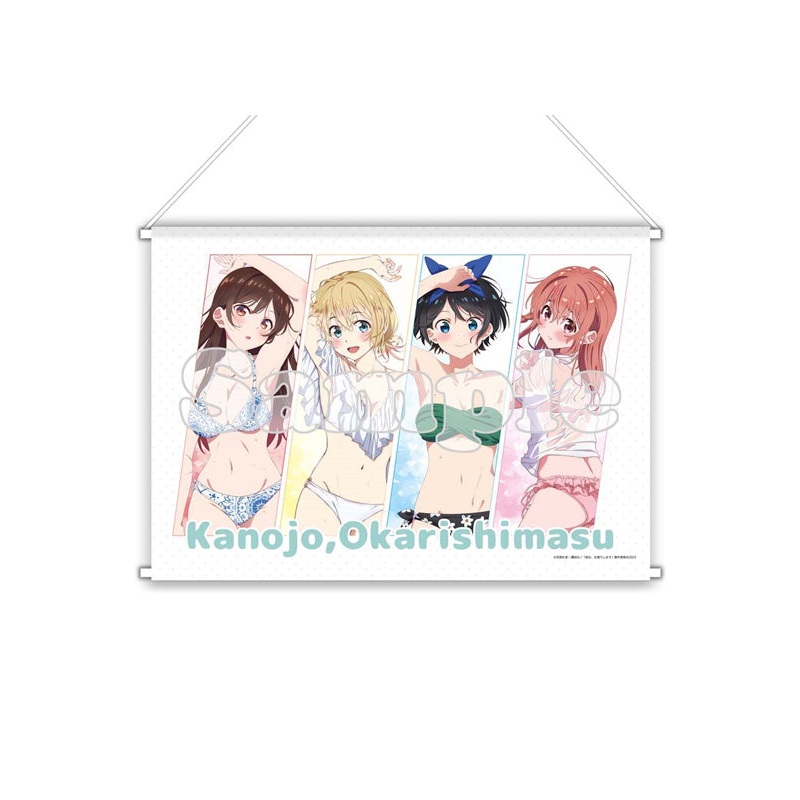 Rent-A-Girlfriend Season 3 Matsumoto Shoji Original Illustration B2 Tapestry Swimsuit Ver.