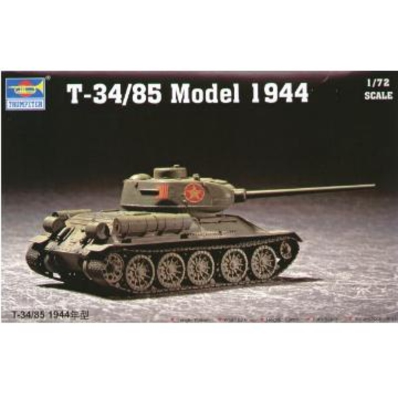 Trumpeter 1/72 T-34/85 Tank 1944 kit 07207