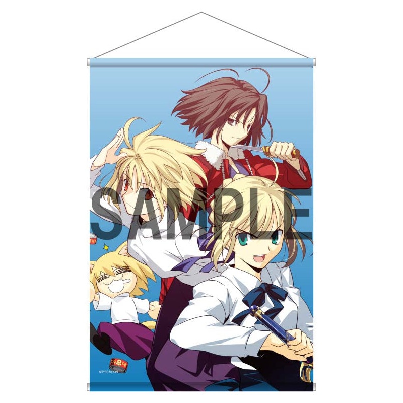 TYPE-MOON Ace KADOKAWA Cover Illustration B2 Tapestry Shiki & Arcueid & Saber