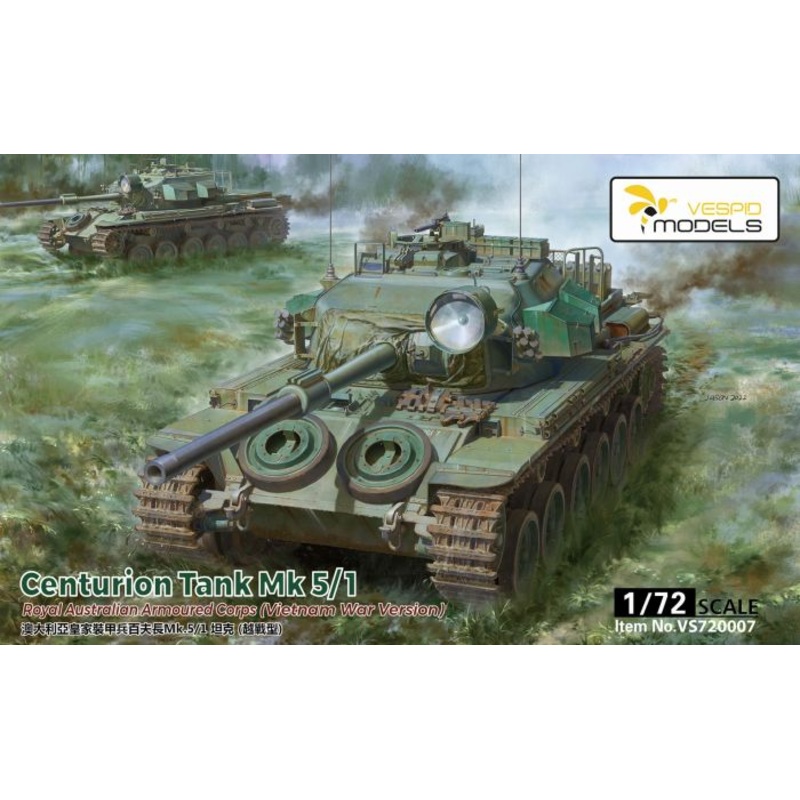 Vespid Models 1/72 Royal Australian Armoured Corps Centurion Tank Mk5/1 720007