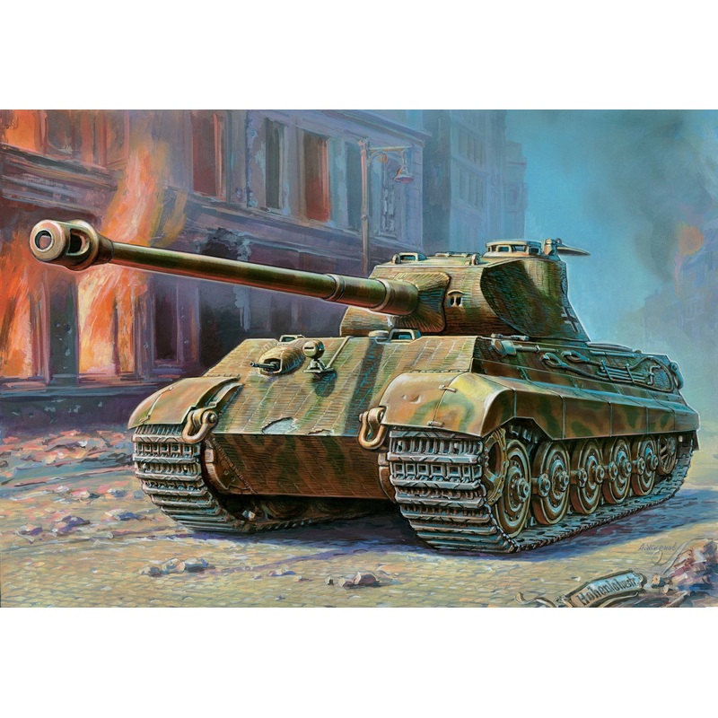 ZVEZDA Kingtiger Porsche RR 1/35