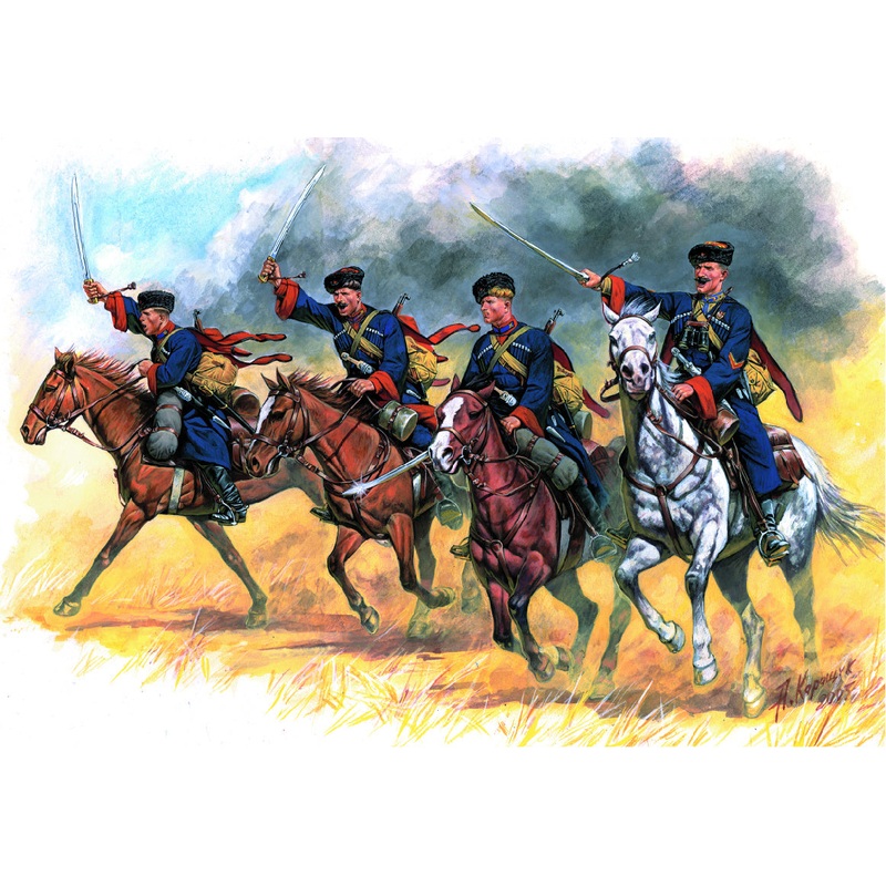 ZVEZDA Sov. Cossacks WWII RR 1/35