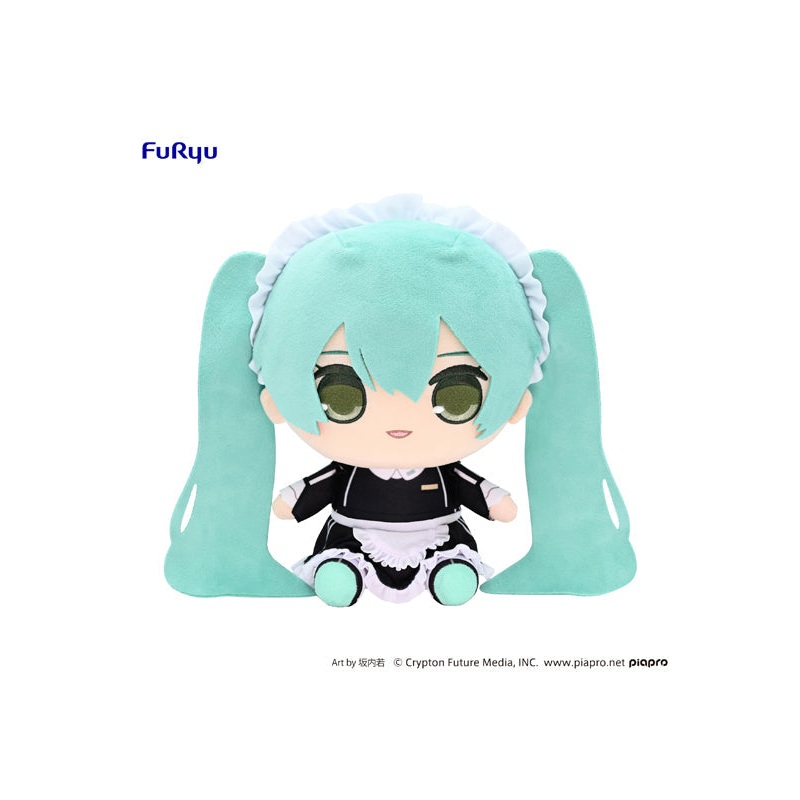 Hatsune Miku FURYU  KYURUMARU Big Plush Toy -Sporty Maid-