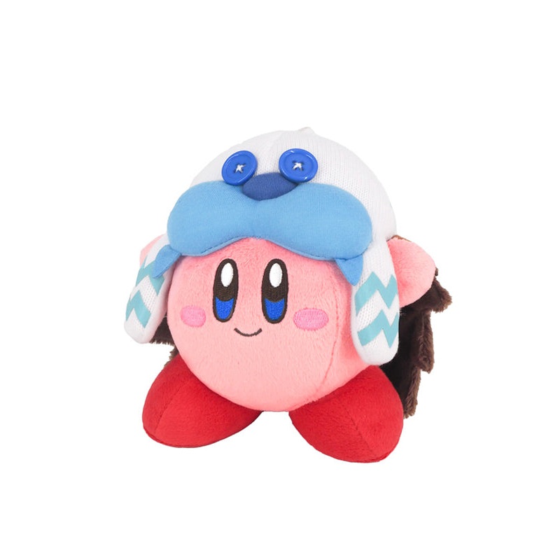 Kirby and the Forgotten Land Sanei-boeki Plush Frosty Ice Kirby (S Size)