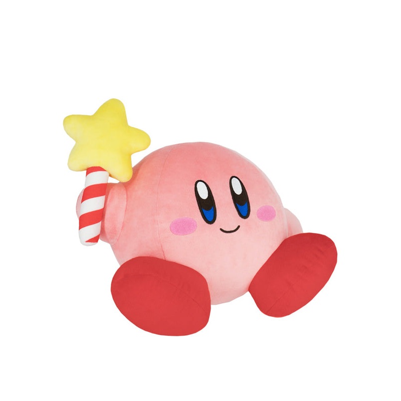 Kirby's Dream Land Sanei-boeki ALL STAR COLLECTION Plush KP69 Kirby (L Size) Star Rod