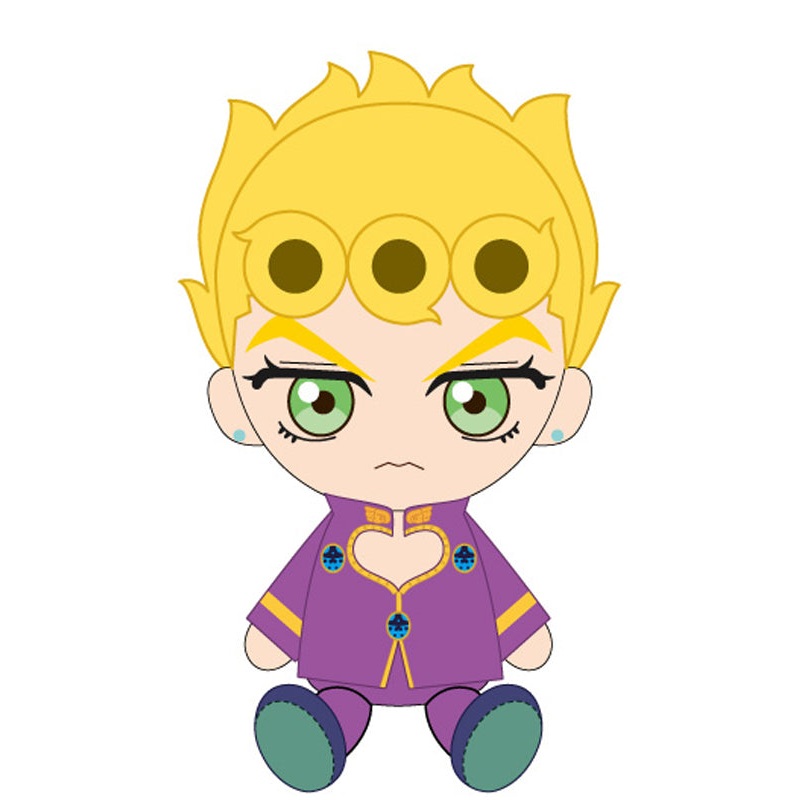JoJo's Bizarre Adventure Golden Wind Bandai Namco Nui Chibi Plush Giorno Giovanna