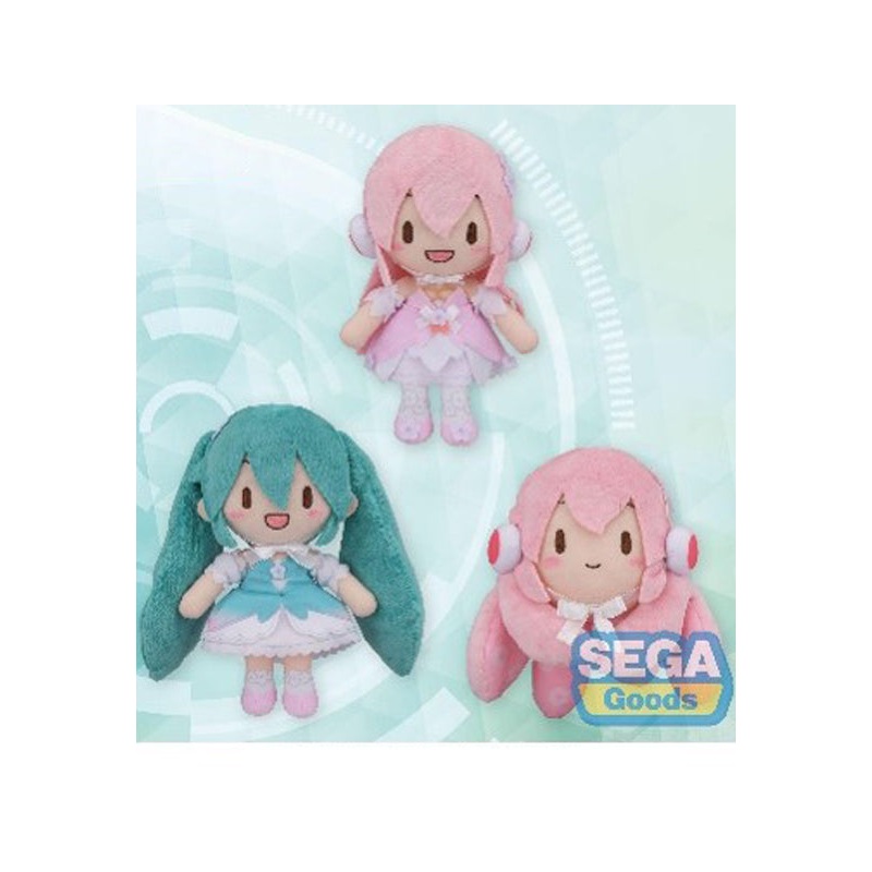 Vocaloid SEGA Fuwapetit Series Plush Hatsune Miku & Megurine Luka