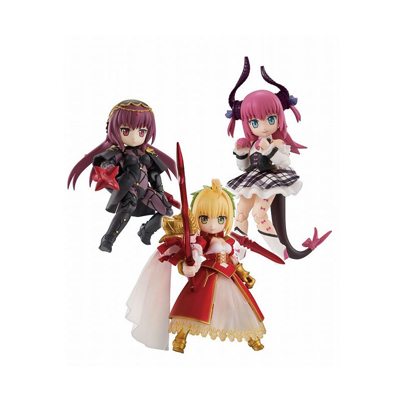 DESK TOP ARMY MEGAHOUSE Fate/Grand Order No.2 Nero/Elizabethe/Scasaha (Set of 3 Characters)