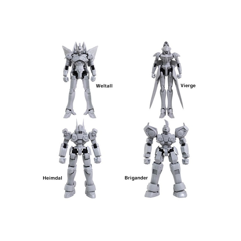 XENOGEARS Square Enix STRUCTURE ARTS 1/144 Scale Plastic Model Kit Series Vol. 1 (4PC set)