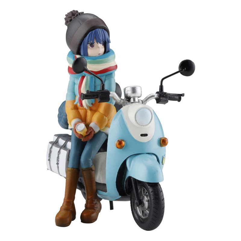 Yurucamp Kaiyodo ARTPLA Shima Rin & Motorcycle Set