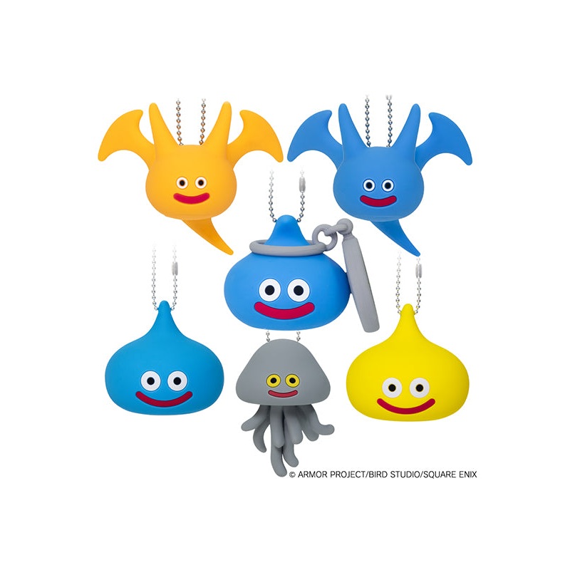 Dragon Quest Square Enix 3D Silicone Monster Key Chain Slamichi ga Arawareta! Ver.(1 Random)