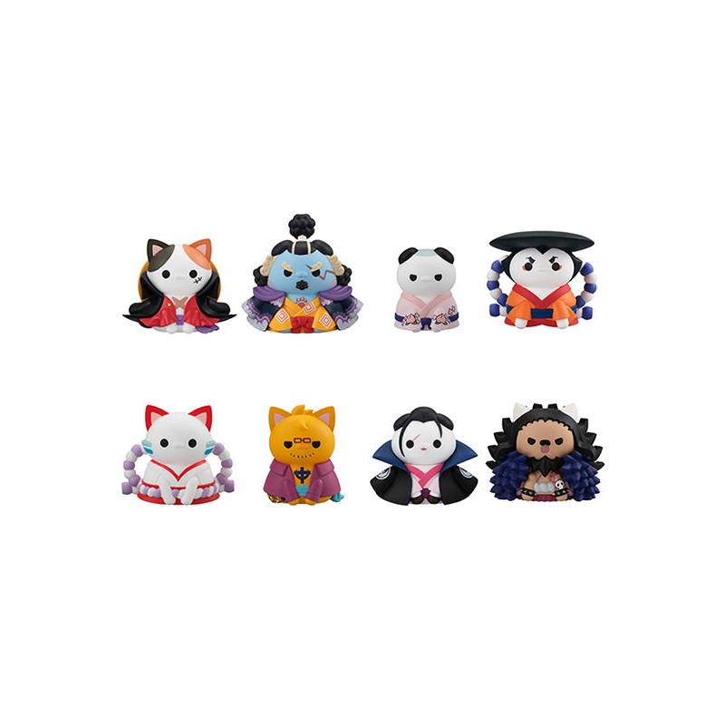 MEGA CAT PROJECT MEGAHOUSE ONE PIECE Nyan Piece Nyan!Ver. Luffy in Wano KuniRepeat(Box of 8)