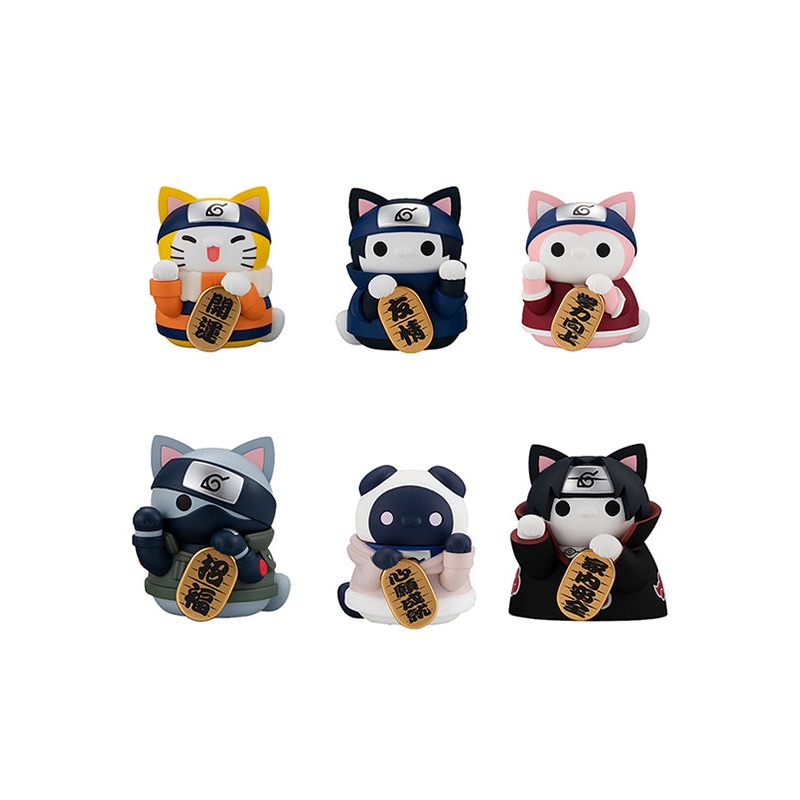 NARUTO MEGAHOUSE MEGA CAT PROJECT NARUTO-Nyaruto! Beckoning cat FORTUNE (1 Random)
