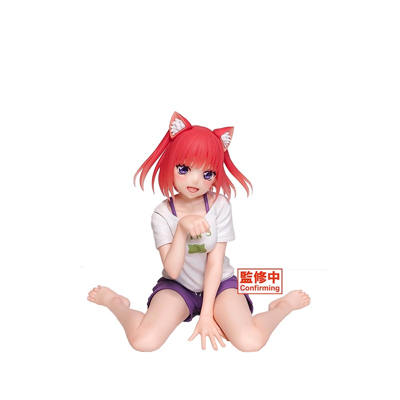 The Quintessential Quintuplets 2 TAITO Desktop Cute Figure Nino Nakano (Newley Written Cat Roomwear Ver.)