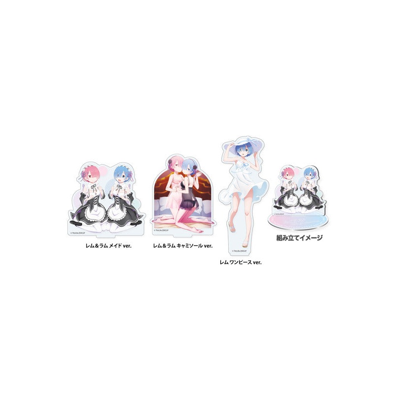 Re:ZERO -Starting Life in Another World- HOBBY STOCK Acrylic figure - Ram and Rem