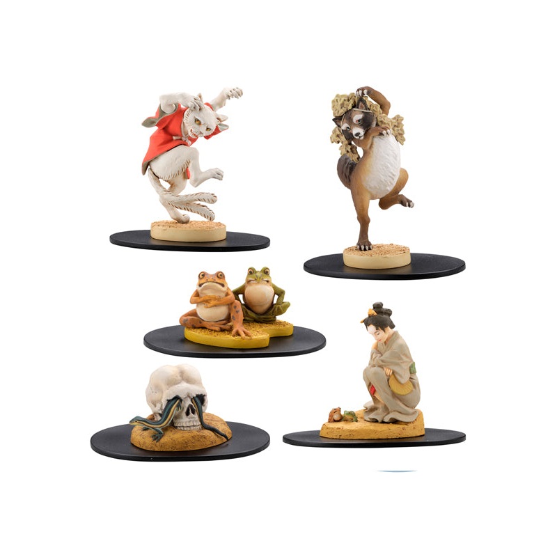 miniQ KAIYODO miniQ Kawanabe Kyosai Gaki Bonkei (Set of 6 Characters)