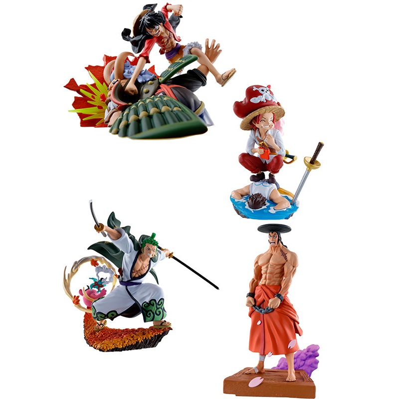 ONE PIECE MEGAHOUSE LOG BOX WANOKUNI Vol.3 set (Set of 4 Characters)