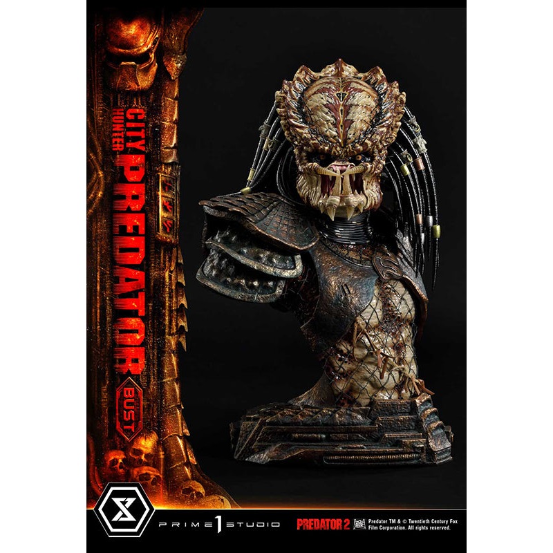 PREDATOR 2 Prime 1 Studio CITY HUNTER PREDATOR BUST