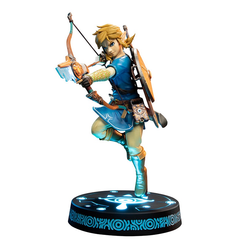 The Legend of Zelda: Breath of the Wild First 4 Figures LINK PVC STATUE COLLECTORS EDITION