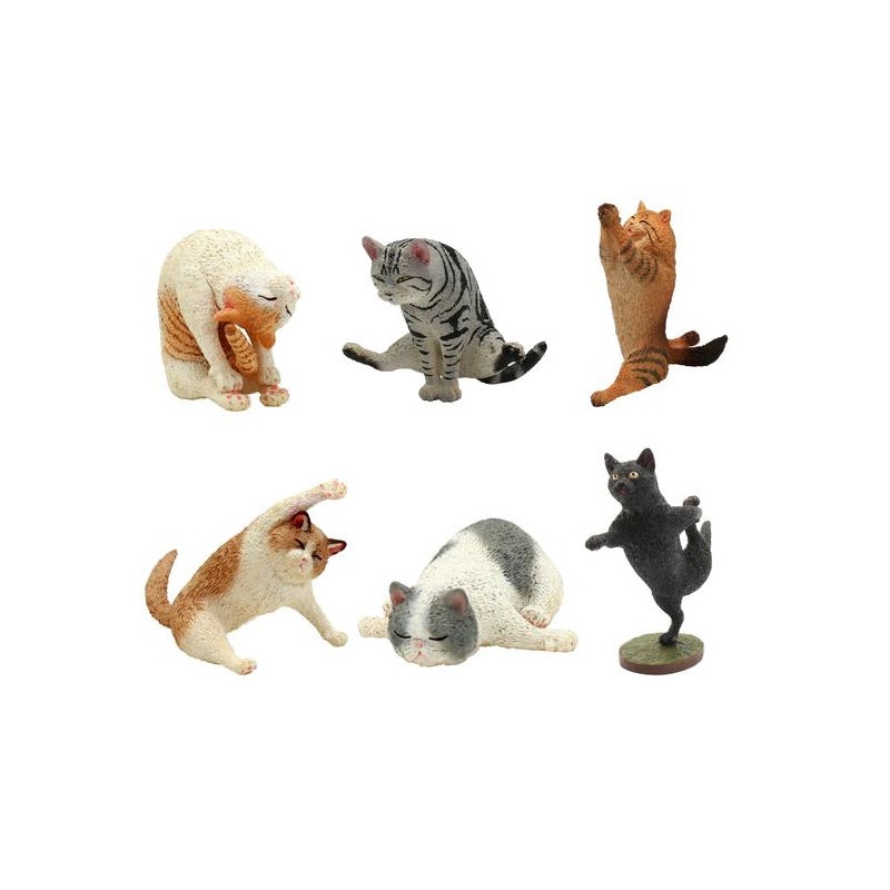 ANIMAL LIFE UNION CREATIVE Yoga Cat (1 Random Blind Box)