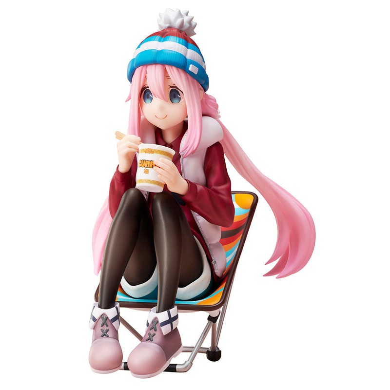 Yuru Camp Laid-Back Cam Furyu Nadeshiko Kagamihara 1/8 Premium Noodle Stopper Figure