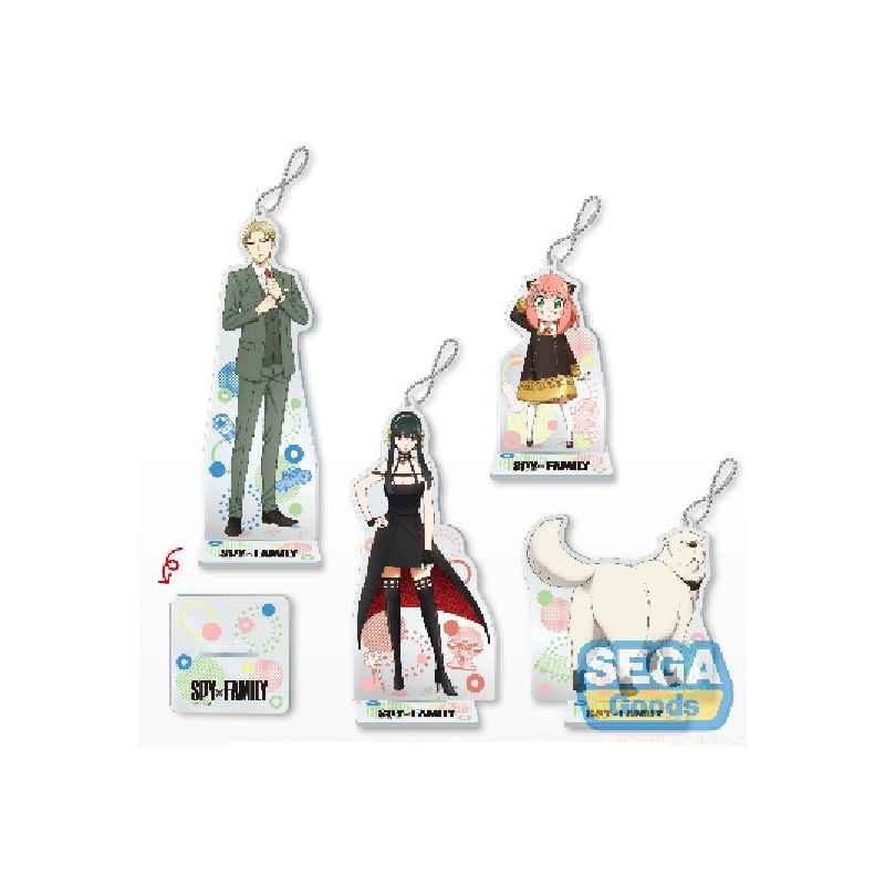SPY x FAMILY SEGA Clear Keychain With Stand Vol.2 (EX) (1 PC)