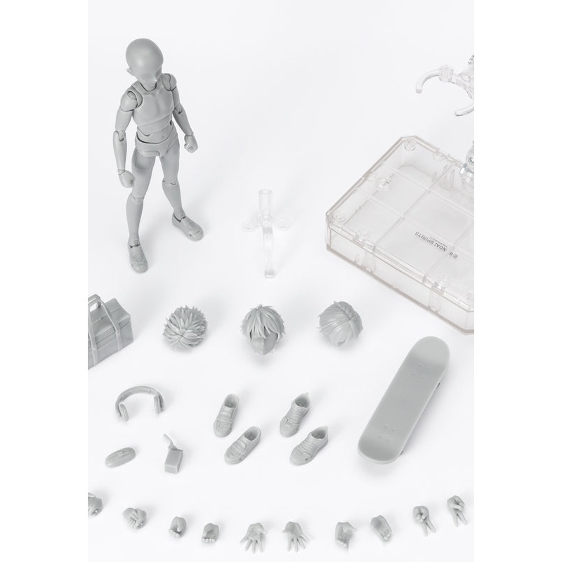 Bandai S.H.Figuarts Body-kun -School Life- Edition DX Set (Gray Color Ver.)(JP)