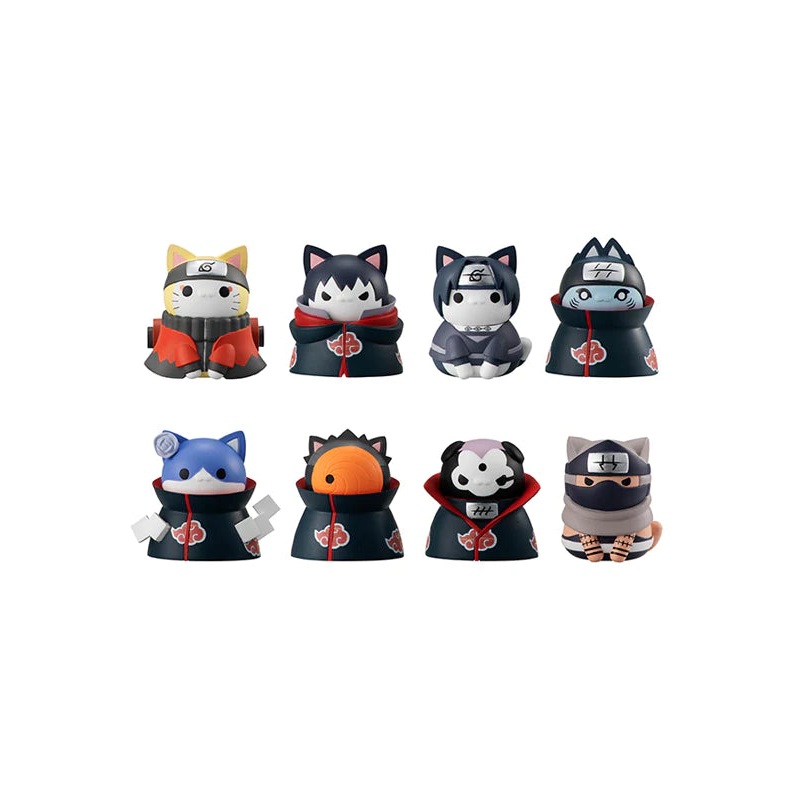NARUTO Shippuden MEGAHOUSE MEGA CAT PROJECT Nyaruto! Defense battle of village of Konoha!Repeat(1-8pc)