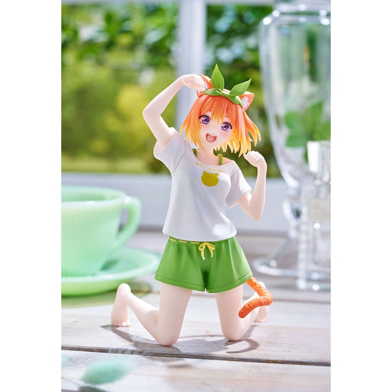 The Quintessential Quintuplets 2 TAITO Desktop Cute Figure Yotsuba Nakano (Newley Written Cat Roomwear Ver.)