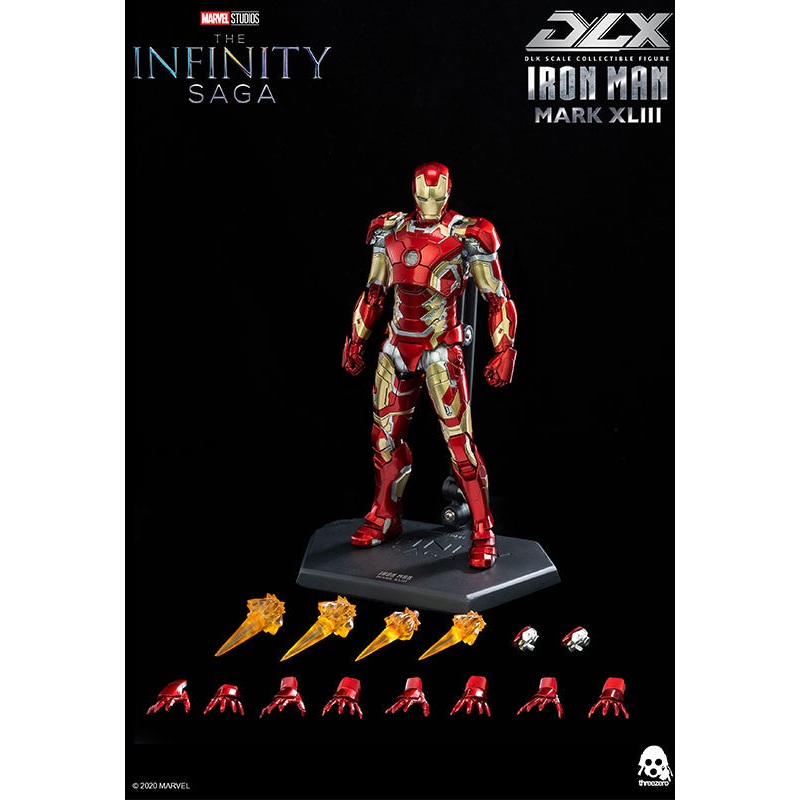 Avengers: Infinity Saga threezero 1/12 scale DLX Iron Man Mark 43 (re-run)