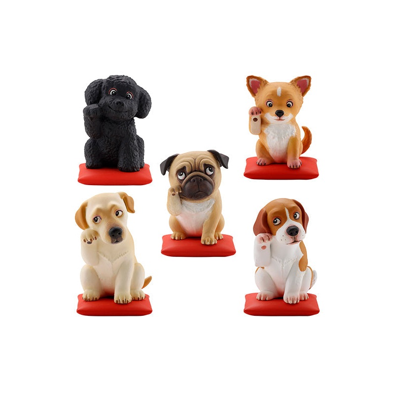 Kaiyodo miniQ Kunio Sato's Lucky Dog Vol. 2 (Box of 6)