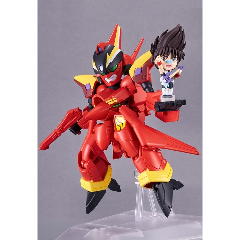 Macross 7 Bandai TINY SESSION VF-19 Custom Fire Valkyrie with Nekki Basara(JP)