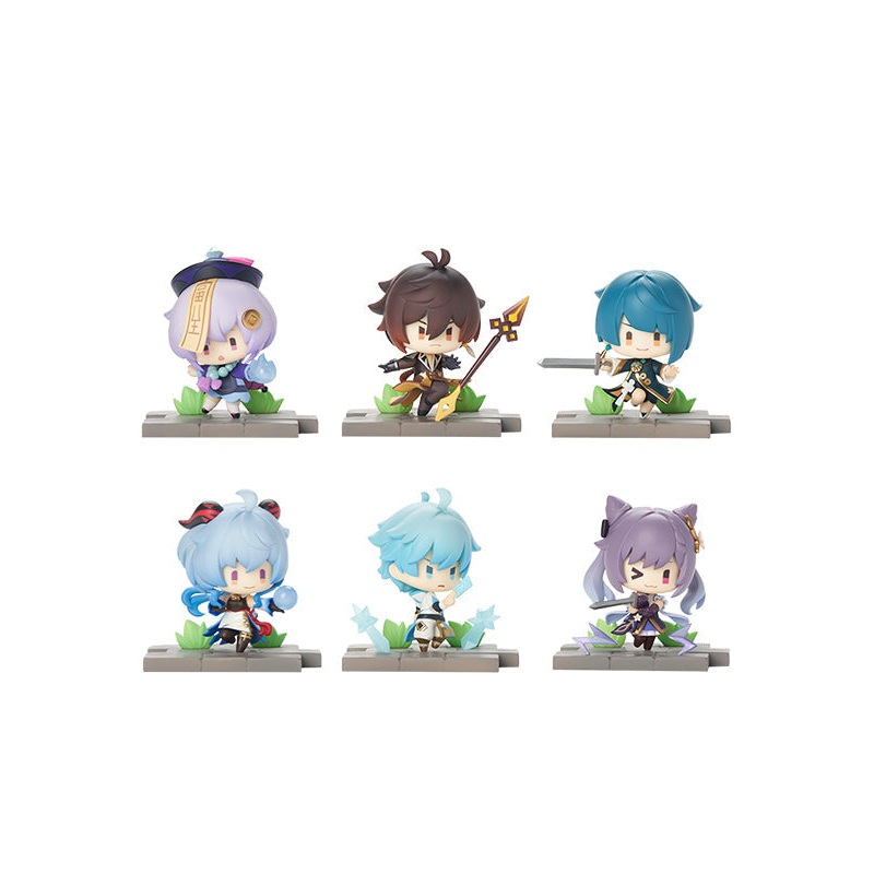 Genshin Impact miHoYo Battle Scene Collection Figure Liyue Edition (REPRODUCTION)(1-6pc)