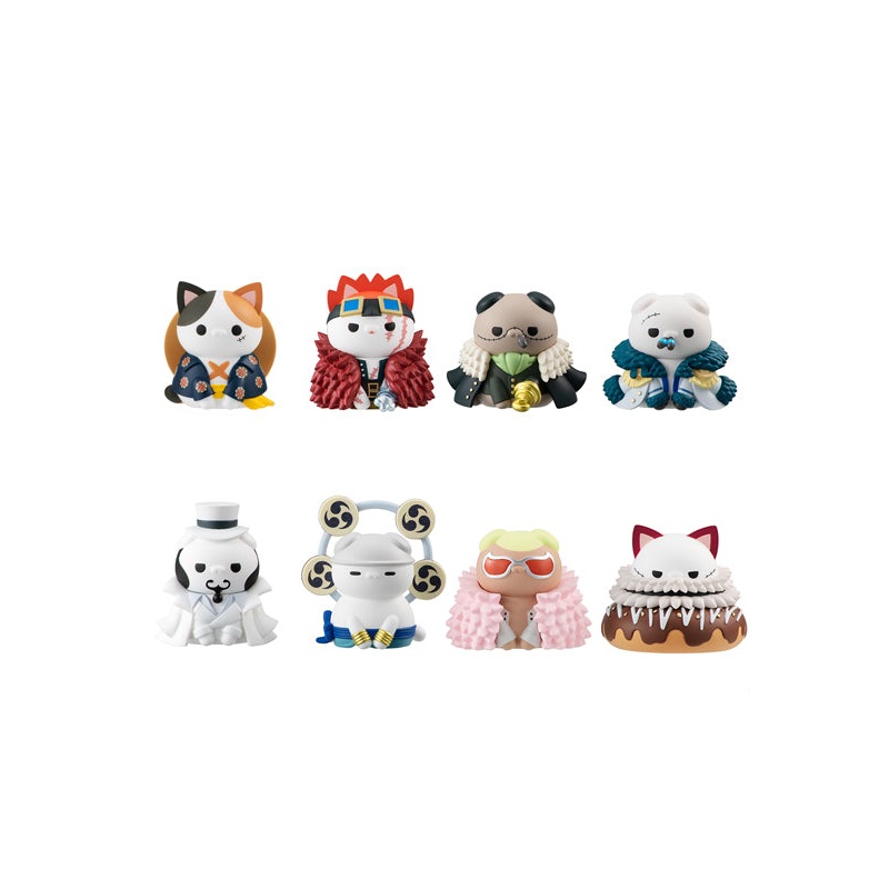 One Piece MEGAHOUSE MEGA CAT PROJECT NyanPieceNyan! Ver. Luffy with rivalsRepeat(1-8pc)