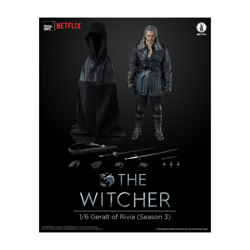 The Witcher threezero 3A 1/6 Geralt of Rivia Season 3