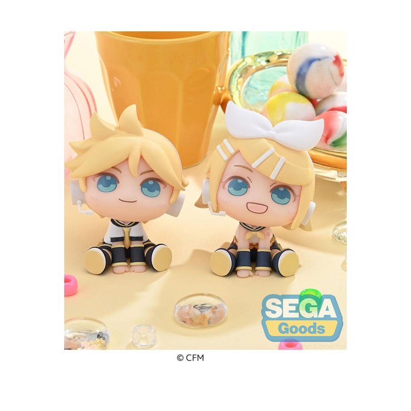 Hatsune Miku SEGA QyuruMe Series Mini Figure Kagamine Rin & Kagamine Len (EX)(1 PC)