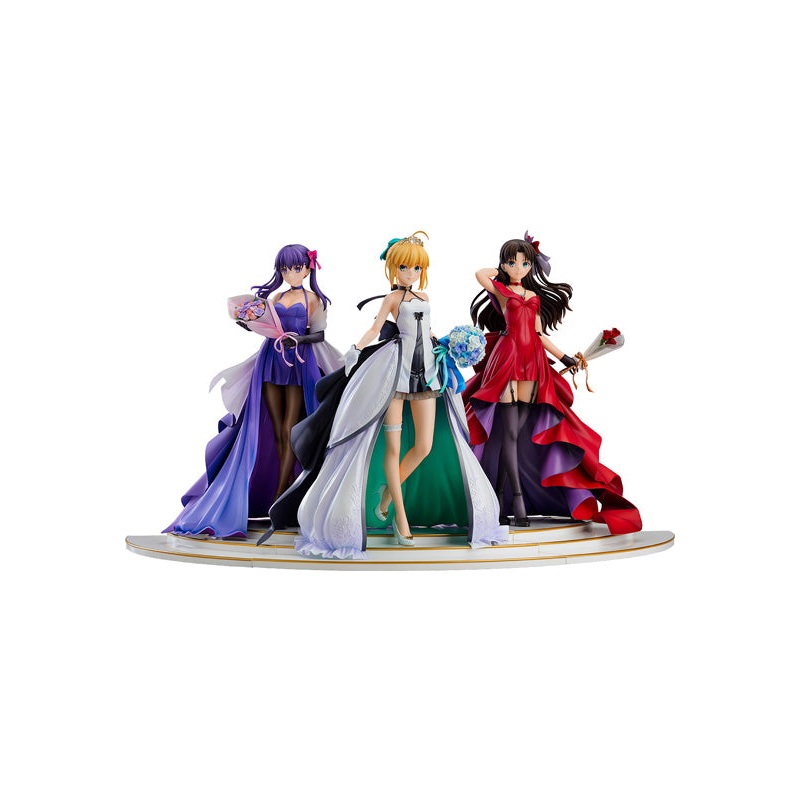 Fate/stay night ~15th Celebration Project~ Good Smile Company Saber, Rin Tohsaka and Sakura Matou ~15th Celebration Dress Ver.~ Premium Box