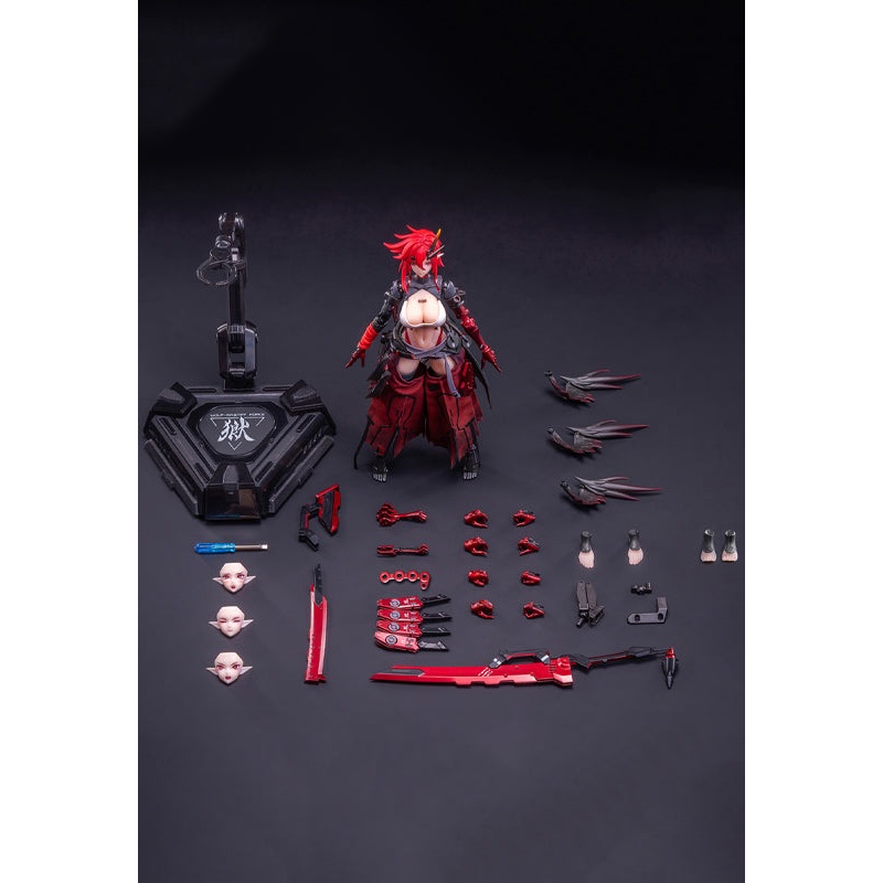 WOLF-MASTIFF FORCE ANIMESTER  KARASU SAMURAI 1/9 SEAMLESS ACTION FIGURE