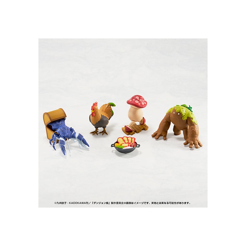 Delicious in Dungeon Dengeon MEGAHOUSE KAITAI PUZZLE FANTASY Creaturer collection set