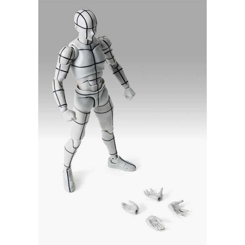 Bandai S.H.Figuarts Body-kun -Sports- Edition -Wire Frame- (Gray Color Ver.)