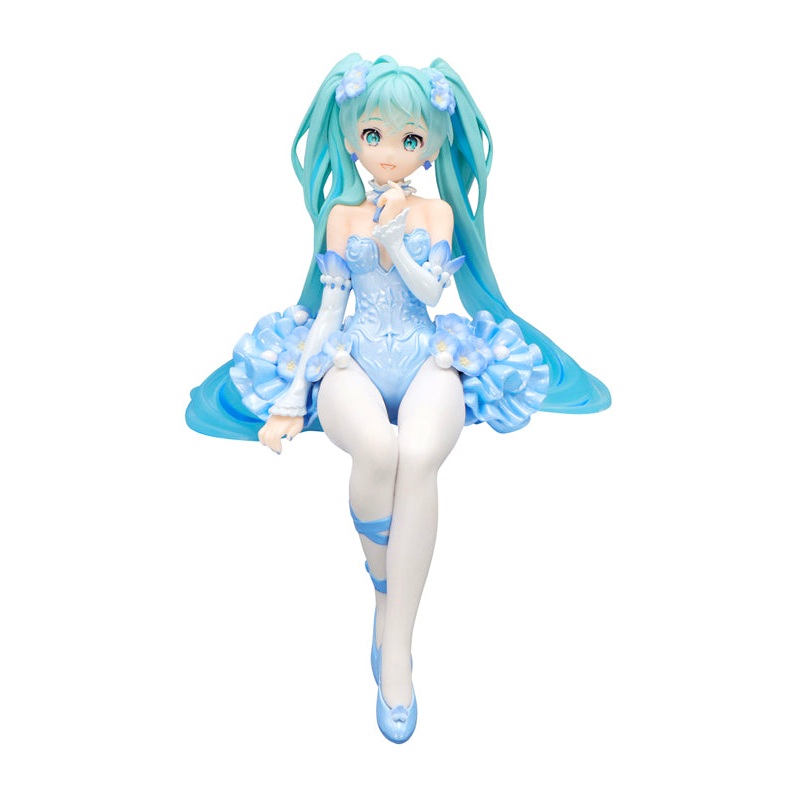 Hatsune Miku FuRyu Noodle Stopper Figure -Flower Fairy Nemophila Pail Blue Color ver.-