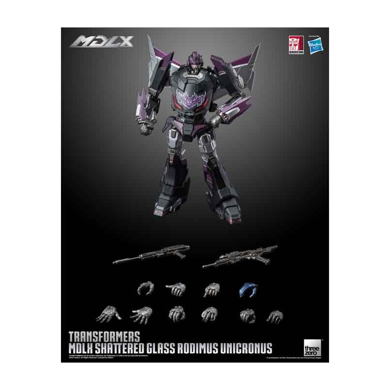Transformers threezero  MDLX Shattered Glass Rodimus Unicronus