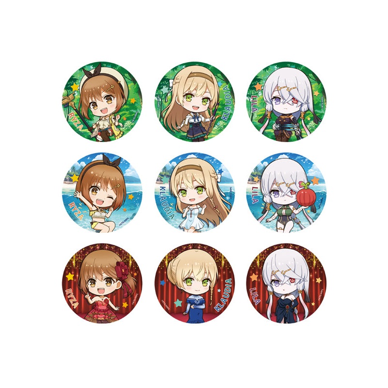 Atelier Ryza: Ever Darkness & the Secret Hideout Seasonal-Plants Puchichoko Trading Can Badge (1 Random)