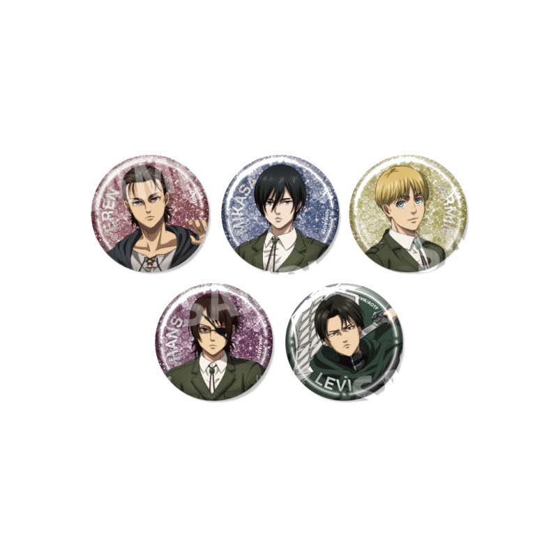 Attack on Titan Culture Entertainment Trading Kirakira Can Badge