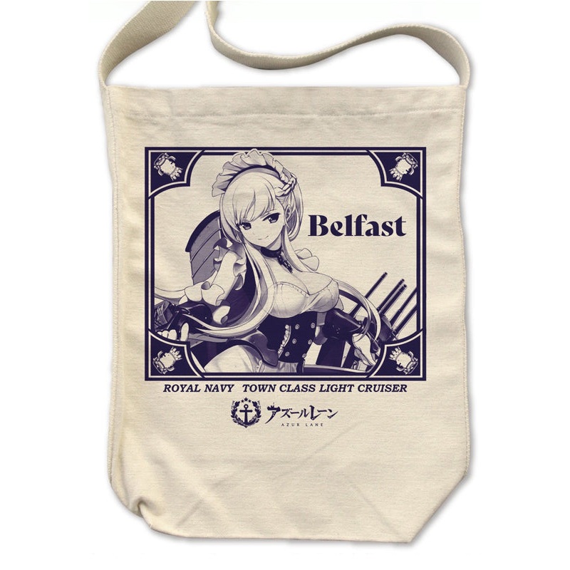 Azur Lane Cospa Belfast Shoulder Tote Bag Natural