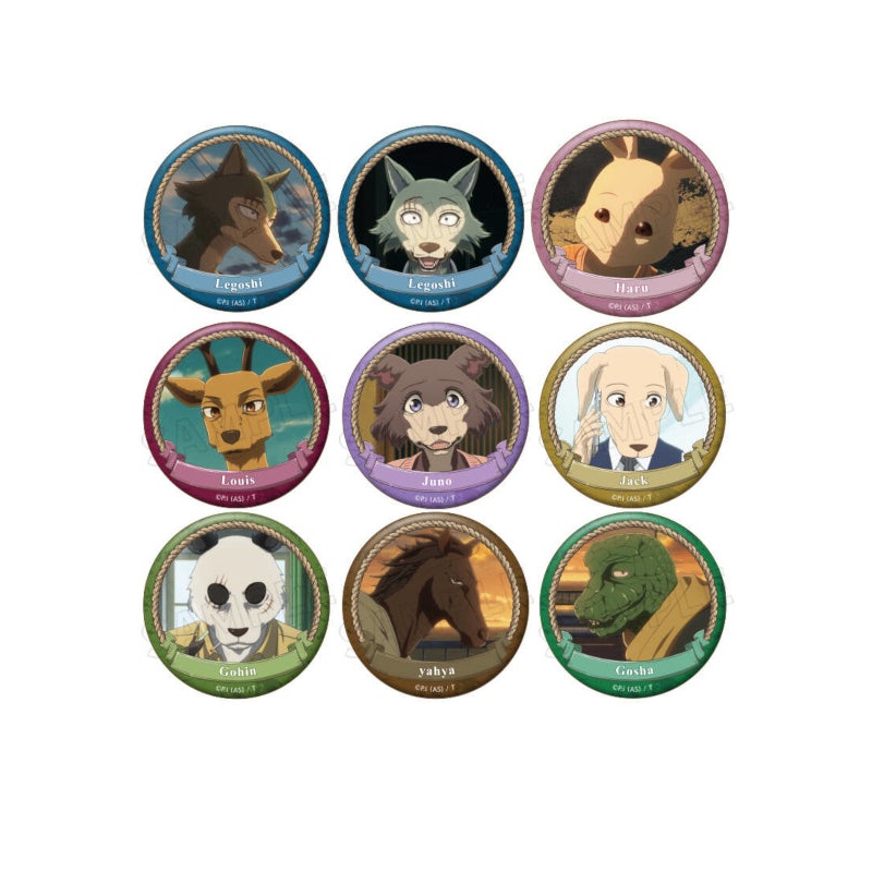 BEASTARS FINAL SEASON ANICRAFT Trading Can Badge