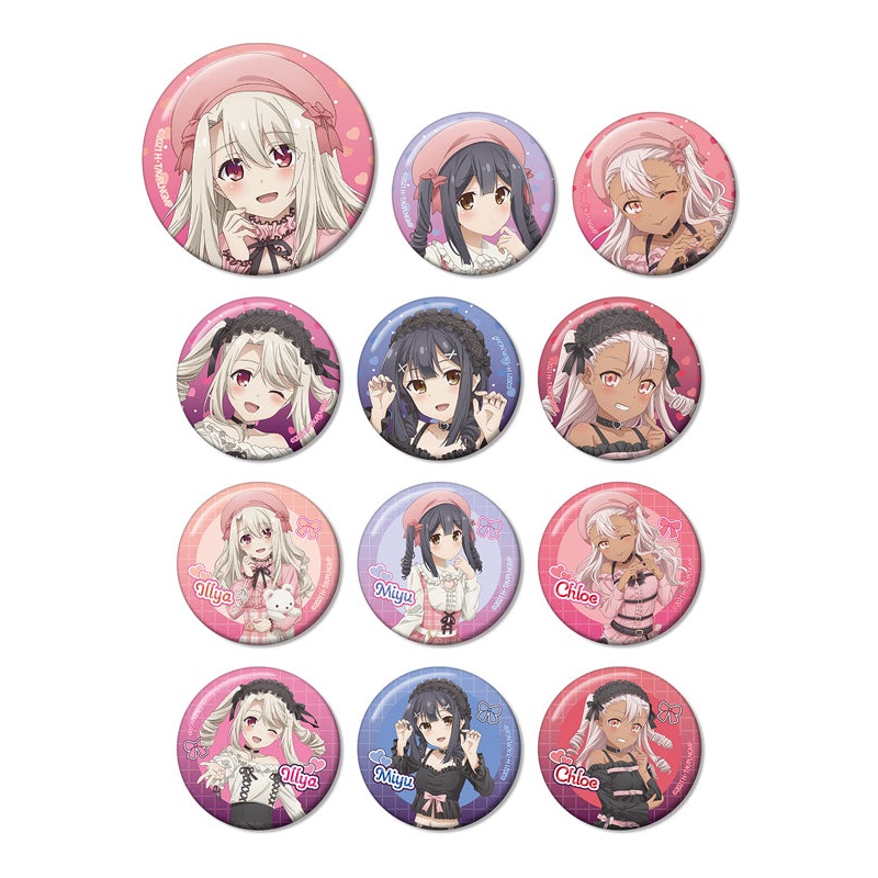 Fate/kaleid liner Prisma Illya: Licht - The Nameless Girl armabianca Original Illustration Kawaii Style Ver. Trading Can Badge(1 Random)
